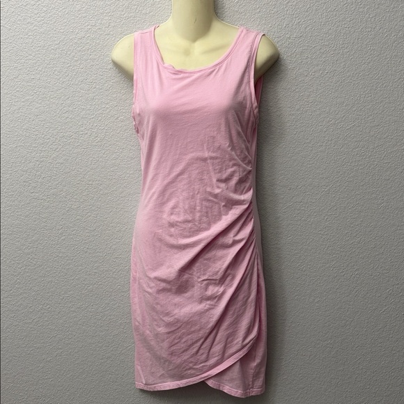 Bobi Los Angeles Dresses & Skirts - Bobi Supreme Jersey Dress In Pink In Bunny Pink